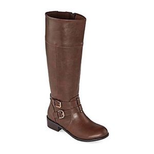 Arizona Denver wide calf brown riding boots
